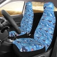 thumbnail image 2 of Sikiie Blue Fish Car Seat Protector 2 Pack Car Seat Cushion Mat, Car Seat Covers for SUV, Truck, Van, 2 of 7