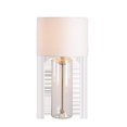 thumbnail image 1 of Kenroy Home 35302AB Parabola Table Lamp, Clear Glass & Antique Brass, 1 of 1