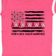 thumbnail image 4 of Inktastic Head and Neck Cancer Awareness- Flag and Ribbon Boys or Girls Baby Bodysuit, 4 of 5