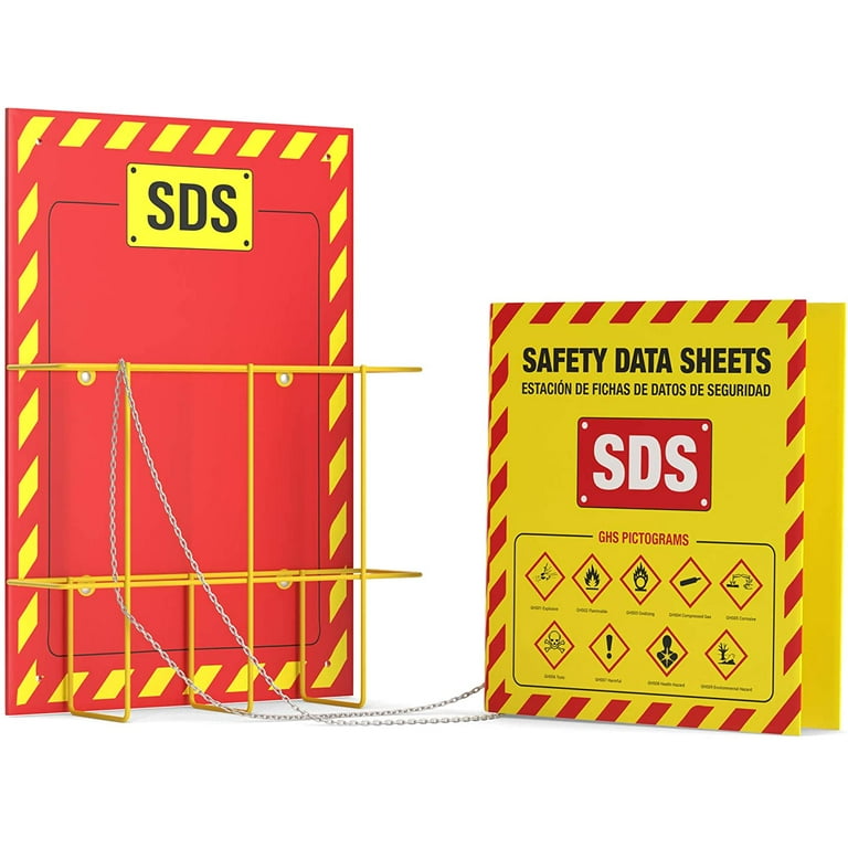GHS SDS Binder, 3 Rings, 2.5 GHS SDS Binder, 3 Rings, 2.5