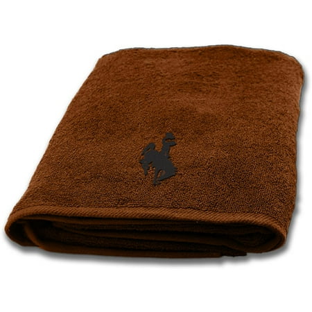 NCAA Applique Bath Towel, Wyoming
