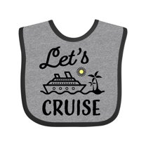 Inktastic Lets Cruise Boys or Girls Baby Bib