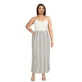 No Boundaries Juniors and Juniors Plus Size Lace Top Sleeveless Maxi