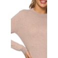 thumbnail image 4 of LANPULUX Mock Neck Sweaters for Women Lightweight Soft 100 Wool Pullovers Long Sleeve, Camel, 4 of 7