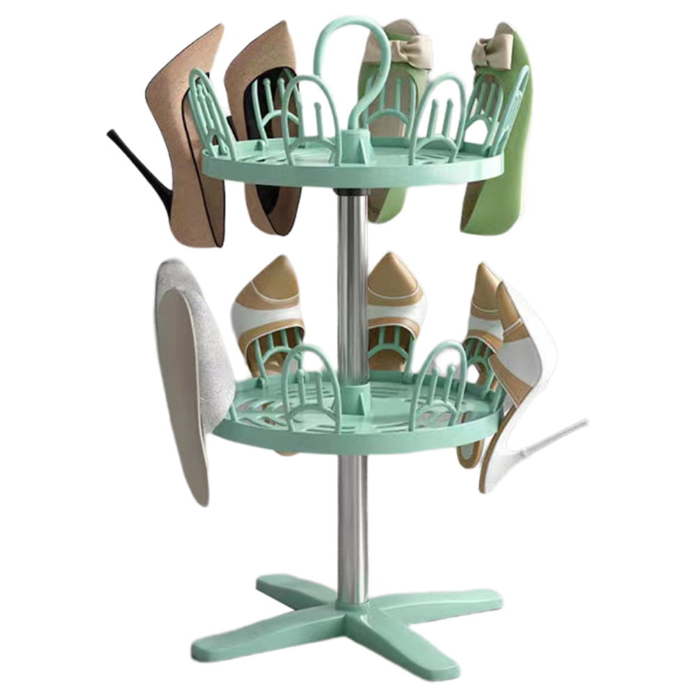 Shoe Rack Revolving Space Saving Multifunctional Shoes Drying Rack for