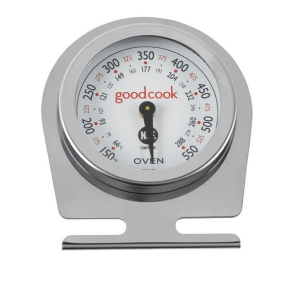 Thermometer, Stainless Steel, Classic Oven Stand or Hang, Goodcook, BPA Free