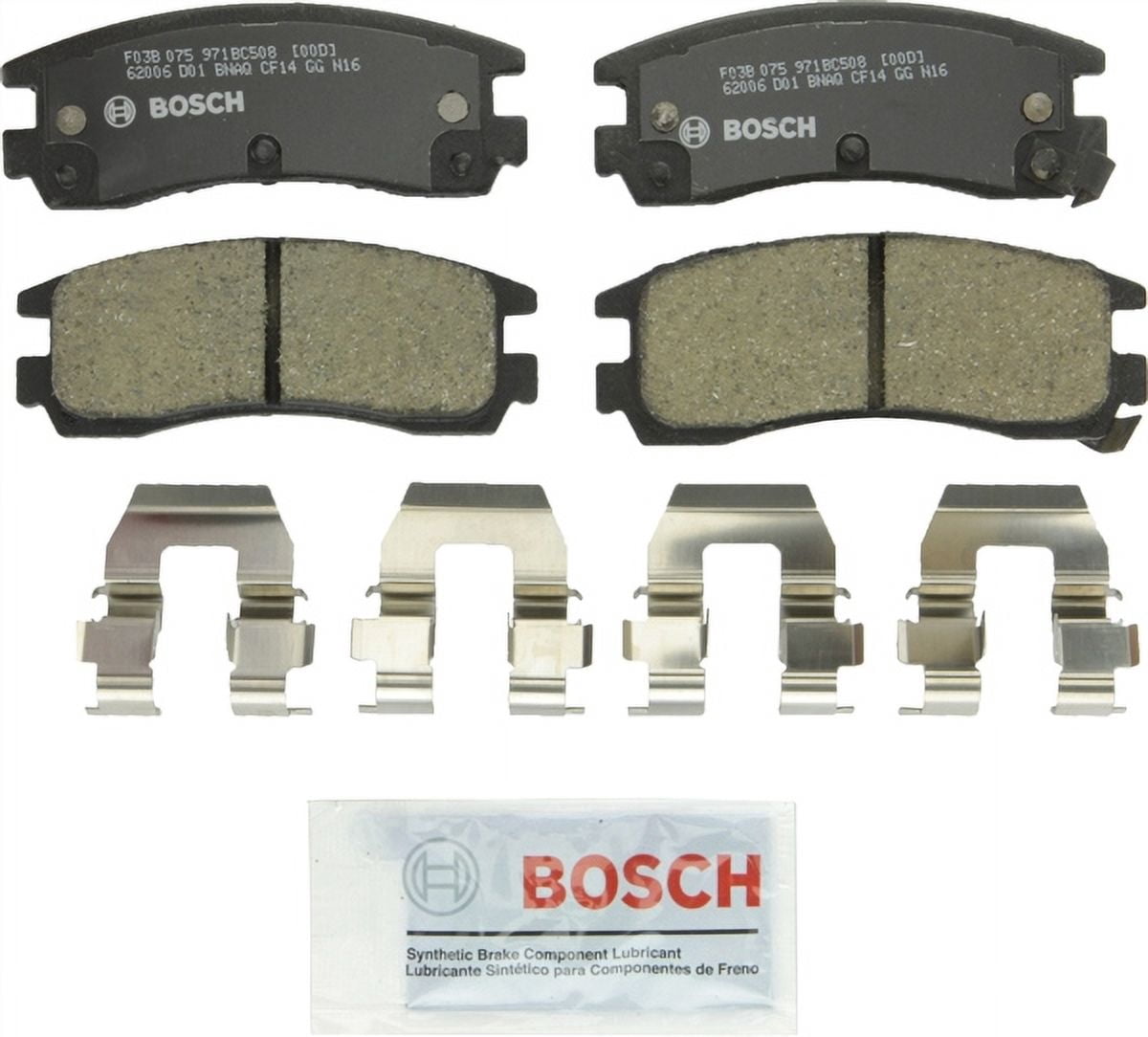 Bosch BC508 Bosch QuietCast Brake Pad Ceramic Brake Pads