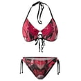 thumbnail image 6 of Hazbin Hotel Poster Women Bikini Set Sexy Two Pieces Halter String Swimsuit Triangle Briefs Tie Side Bottom, 6 of 7