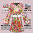thumbnail image 5 of Hippie Costume 70s Hippie Dress Costumes Disco Outfit 60s Party Costume Halloween Retro Dresses, 5 of 7