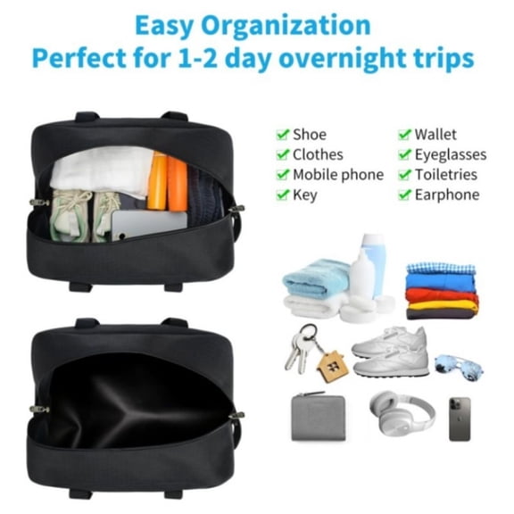 Small Gym Bag 14 Inch Mini Duffel Bag Lightweight Travel Carry On Luggage For Women Men Trips Sports Gym Workout Overnight