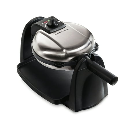 

Flip Belgian Waffle Maker with Removable Plates Black 26030