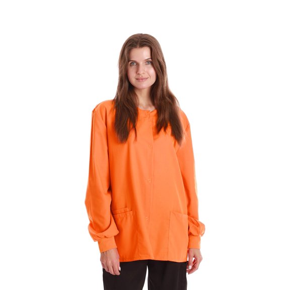 Just Love Women's Solid Scrub Jacket - Comfortable and Professional Uniform Coat