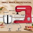 thumbnail image 4 of 3 in 1 Electric Stand Mixer with 5.5 Quart Bowl, Household Food Mixer 10+p Speeds, Kitchen Tilt-Head Bread Dough and Cake Mixers for Home Daily Use (, 4 of 8