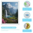 thumbnail image 3 of Diamond Art Kit for Adults, Majestic Waterfall Mountain Landscape Diamond Painting for Adults Beginners, 5D DIY Diamond Art Painting Kits, Colorful Diamond Painting Craft for Home Decor 12x16, 3 of 7