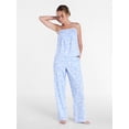 thumbnail image 3 of Joyspun Women's Woven Poplin Sleep Cami Top, Sizes XS-3X, 3 of 6
