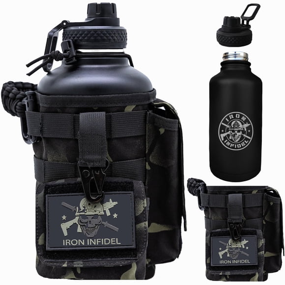 Botella de agua Iron Infiel Battle Bottle de 2 litros con aislamiento