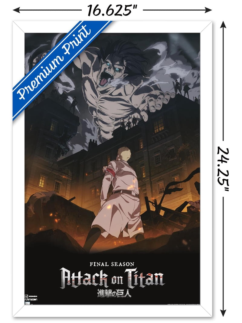 Attack on Titan: Season 4 - Key Visual 1 Wall Poster, 14.725