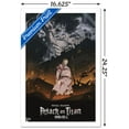 thumbnail image 3 of Attack on Titan: Season 4 - Key Visual 1 Wall Poster, 14.725" x 22.375" Framed, 3 of 6
