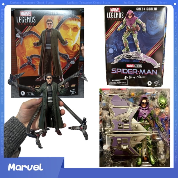 Figuras de acción originales de Marvel Legends, Doctor Octopus Green Goblin, versión de película, modelo de juguete coleccionable, regalo para niños