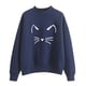 thumbnail image 2 of ICHUANYI Clearance Womens Winter Sexy Round Neck Long Sleeve Tops Printed Regular Blouse(Blue, XL) ICHUANYI WER2023081404301, 2 of 4