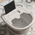 thumbnail image 6 of YiJuHui Foldable Foot Bath Bucket with Lid Insulated Portable Foot Soaking Basin for Home Spa, Ergonomic Massage, Heat Retention & Device Stand, 6 of 6