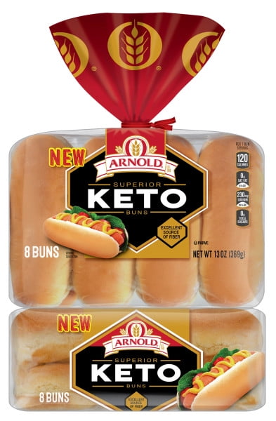 Arnold Keto Hotdog Buns, 8 count, 12 oz