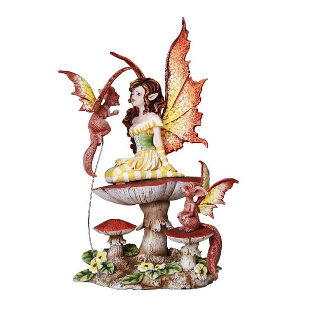Pacific Giftware Fluttering Friends Fairy Collectible Decorative Statue