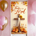 thumbnail image 5 of Decorative Design Thanksgiving Banner Autumn Theme Happy Friendsgiving for Holiday Celebration Indoor Decoration Party Event, 5 of 7