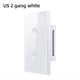thumbnail image 2 of Interruptor Táctil Inteligente Zigbee de 110-240 V, Estilo Cóncavo 2.5D, Repetidor de Señal Zigbee 3.0, Compatible con y Home, 2 Unidades., 2 of 9