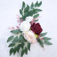 thumbnail image 3 of Wedding Decoration Arch Simulation Rose Peony Welcome Card Decoration-930 Rose Wedding Ornaments One Large One Small Combination Package (Large: Overall Length: 60cm Width: 16cm Height 10cm, Small: Overall Length: 40cm Width: 20cm Height: 10cm), 3 of 9