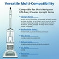 thumbnail image 4 of 2 HEPA + 4 Foam & Felt Filters for Shark Navigator Lift-Away NV350, NV351, NV352, NV355, NV356E, NV357, NV360, NV370, NV391, UV440, UV490, UV540, Part # XFF350 & XHF350 Replacement Filter, 4 of 11