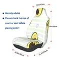 thumbnail image 3 of Wukai Avocado of a Hear Full Set Car Seat Covers with Soft Padding Universal Auto Front Seats Protector and Cushion Mat, 3 of 5