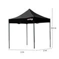thumbnail image 3 of Carpa Toldo Plegable 2x2 Reforzado Impermeable para Exterior/Jardín /Negro, 3 of 3