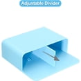 thumbnail image 3 of Strong Magnetic Marker Holder,Magnetic Erase Marker Organizer,Dry Erase Holder,with Compartments,Utility Storage Organizer for Locker and Metal Cabinets,Blue+White, 3 of 6