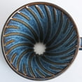 thumbnail image 4 of Ceramic Coffee Dripper , V60 Cone-Shaped Pour-Over Filter, High-Temperature Fired with Blue Glaze,Large, 4 of 8