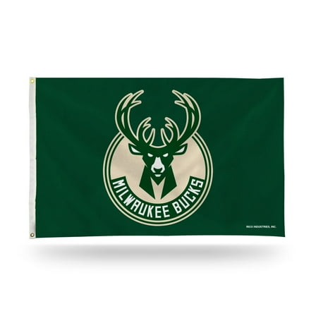 Milwaukee Basketball Bucks Indoor / Outdoor 3x5 Banner Flag