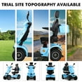 thumbnail image 6 of Xlluproid Heavy Duty Electric Mobility Scooter,800W All Terrain 4 Wheel Powered Scooters for Seniors and Adults,Handicap Scooter for Travel with Long Range Battery,Blue, 6 of 17