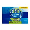 thumbnail image 3 of Tampax Compact Pearl Tampons, with LeakGuard Braid & Extendable Applicator, Super Absorbency, Compact Extendable Applicator, Unscented, 3 of 27