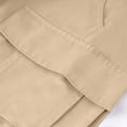thumbnail image 5 of SROBPTY Boys 4-15 Years Solid Loose Cargo Knee Length Shorts with Large Pockets Khaki, 4-5 Years, 5 of 5