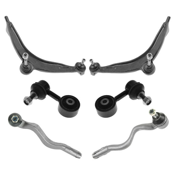 TRQ Control Arms Tie Rods Links Kit Fits 1992-2002 BMW PSA72723