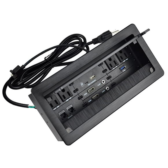 Caja de conectividad JS VI DEO JS TECHNOLOGY con alimentación+HDMI+audio