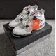 thumbnail image 1 of A i r-Jor-dan 4 White Cement 2025 Size 10 DS, 1 of 5