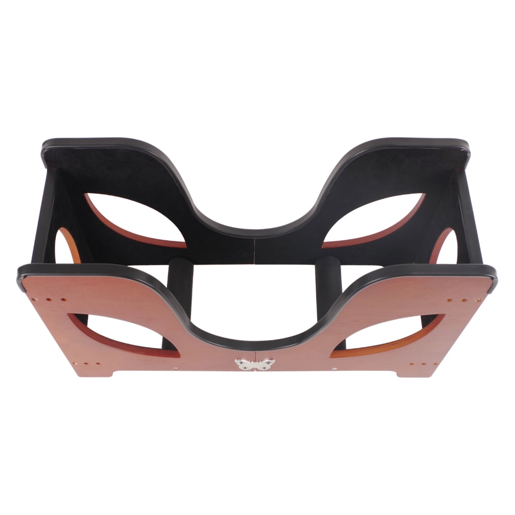 BQBQERT Adjustable Instrument Stand Barrels Shape Guitar Stand Hollow Out Guitar Shelf Guitar Holder Base Folding Ukulele Stand