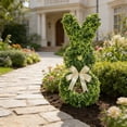 thumbnail image 4 of Easter Double Hollow-Out Rabbit Ground Stake - Rabbit Shaped Easter Decoration, Garden & Yard Insert, Hollow Design for Light Display, Durable, Easy Insert into Soil, Perfect for Easter Decor, 1pc, 4 of 5