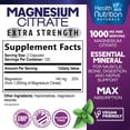 thumbnail image 3 of Magnesium Citrate 1000mg Per Serving - Max Absorption Magnesium Powder Capsules for Muscle, Nerve, Bone and Heart Health Support, High Absorption Citrate Complex, Gluten Free, Non-GMO - 240 Capsules, 3 of 10