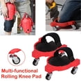 thumbnail image 3 of Rodilleras con ruedas y almohadillas cómodas que pueden girar libremente en el suelo, adecuadas para trabajadores de suelos y reparación de automóviles., 3 of 5