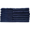 thumbnail image 3 of Linteum Textile Supply Navy Blue Hand Towels for Bathroom 16x27 Inches 100% Cotton Zero Twist Hand Towel Set Quick Dry Highly Absorbent Spa Towels Bulk for Salon, Home, Hotel, Gym [Pack of 12], 3 of 4