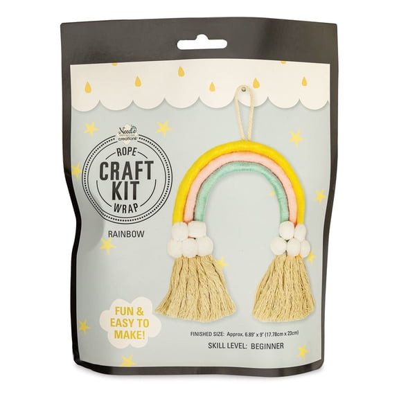 Needle Creations DIY Rainbow Rope Wrap Craft Kit