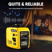 2450W Portable Inverter Generator for Home Use,Super Quiet Outdoor Generator for Camping Outdoor Emergency Power Backup,1.6Gallon Large Fuel Tank Up to 8.3 Hours Use,EPA Compliant