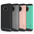 thumbnail image 2 of Motorola Moto G6 Case, TUDIA Slim-Fit [Merge] Extreme Protection/Rugged but Slim Dual Layer Case for Motorola Moto G6 [NOT Compatible with Moto G6 Plus] (Matte Black), 2 of 8
